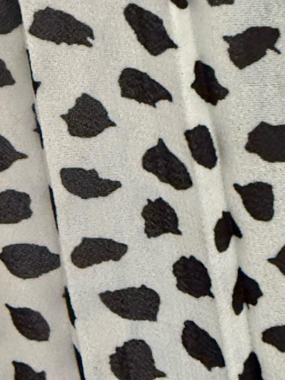Pleated Dot Print Madi Skirt black white Size Small - Picture 4 of 6